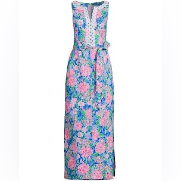 Lilly Pulitzer | Dresses | Lilly Pulitzer Giuliana Cotton Maxi Shift Dress  Nwt Sz4 | Poshmark